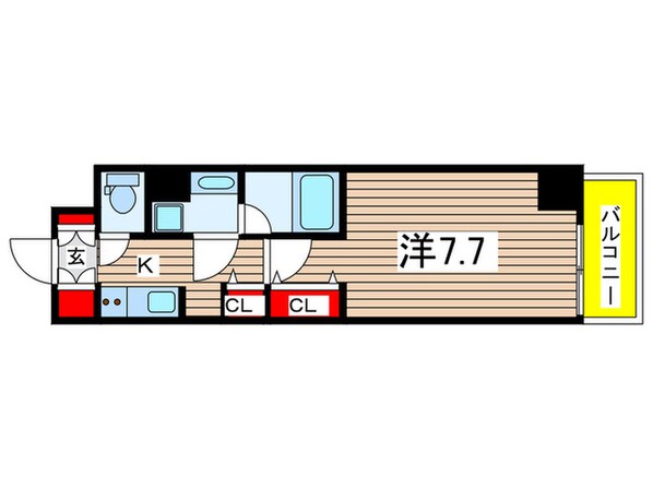 WHARF森下の物件間取画像